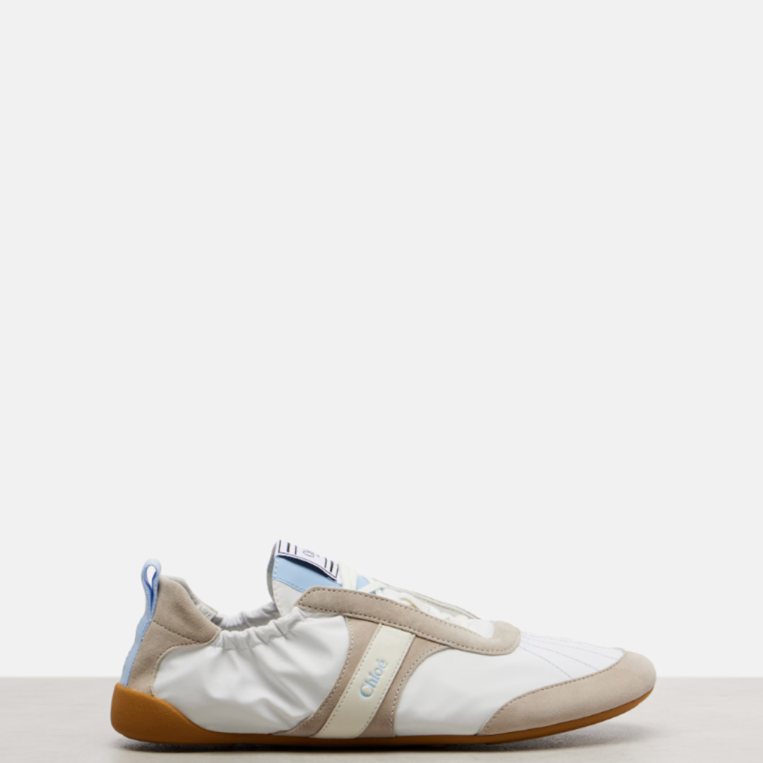 Chloé Kick Sneakers Albastru Ciel